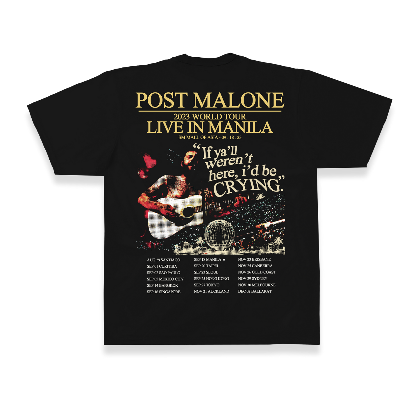 POST MALONE CONCERT TEE